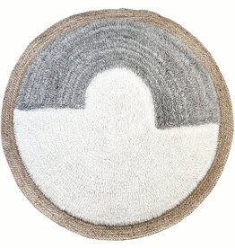 Nimba Jute wool round rug