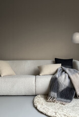 Zapotec soft grey recycled throw