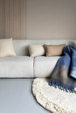Zapotec soft blue recycled throw
