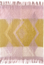 Zapotec soft lilac recycled throw