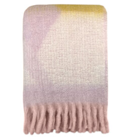Zapotec soft lilac recycled throw