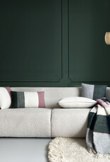 Festivity wool throw dawn pink