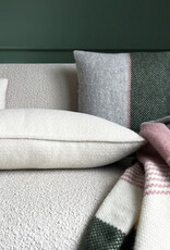 Festivity wool throw dawn pink
