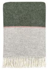 Festivity wool throw dawn pink