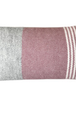 Festivity wool cushion dawn pink rectangle