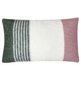 Festivity wool cushion dawn pink rectangle