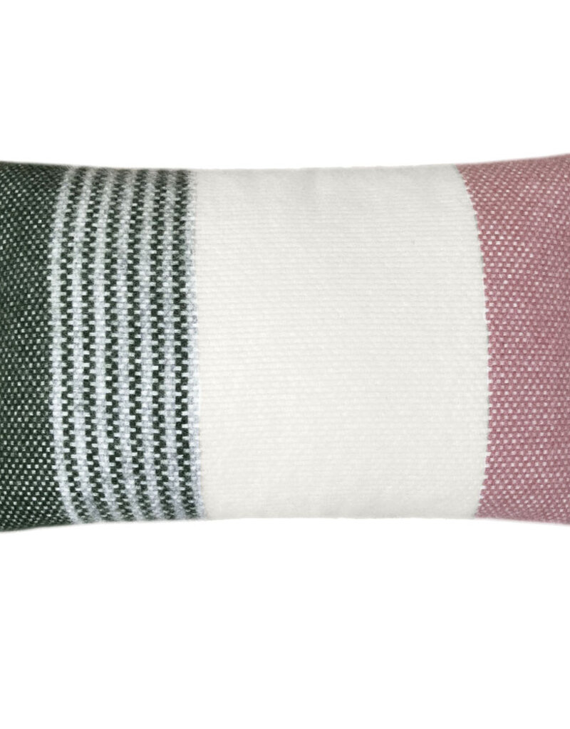 Festivity wool cushion dawn pink rectangle