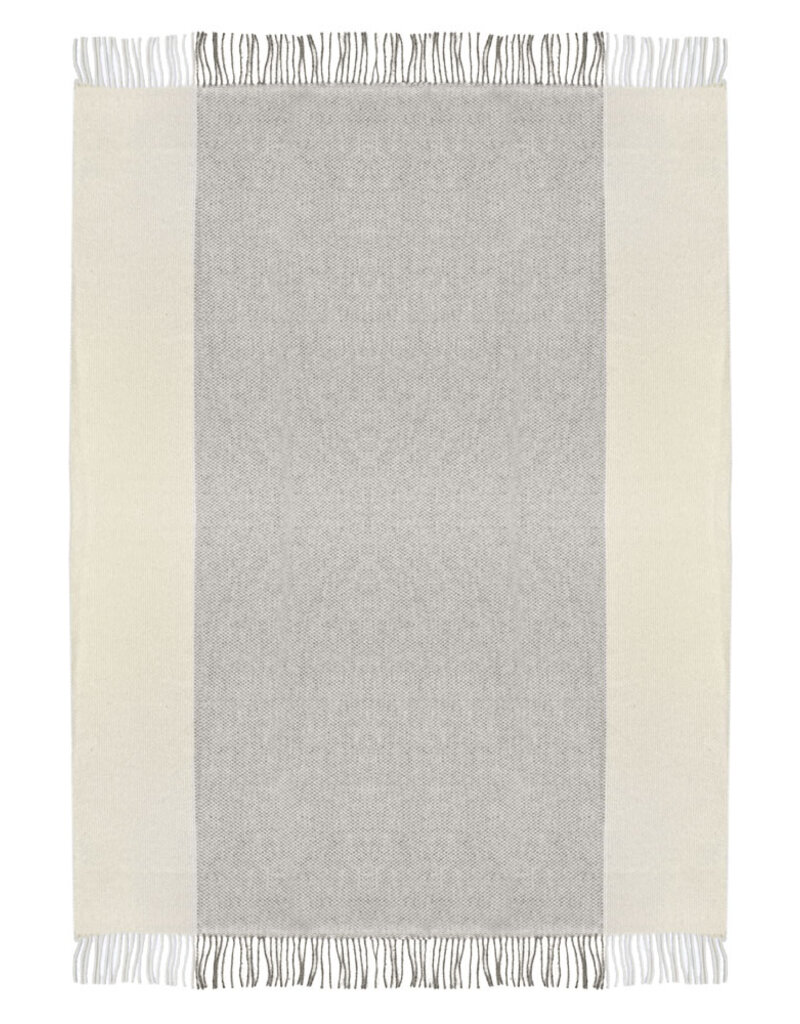 Easy nature wool grey throw