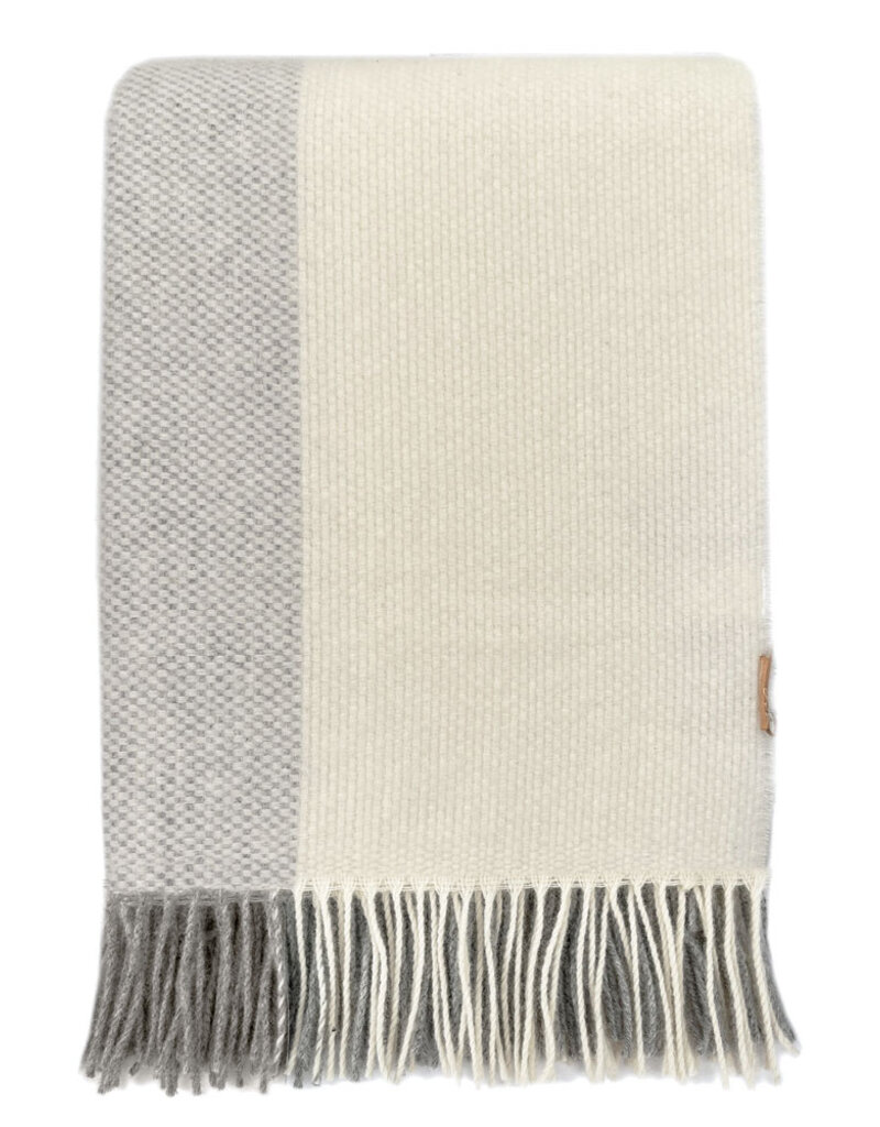Easy nature wool grey throw