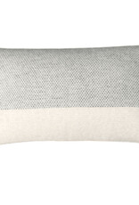 Easy nature wool cushion grey rectangle
