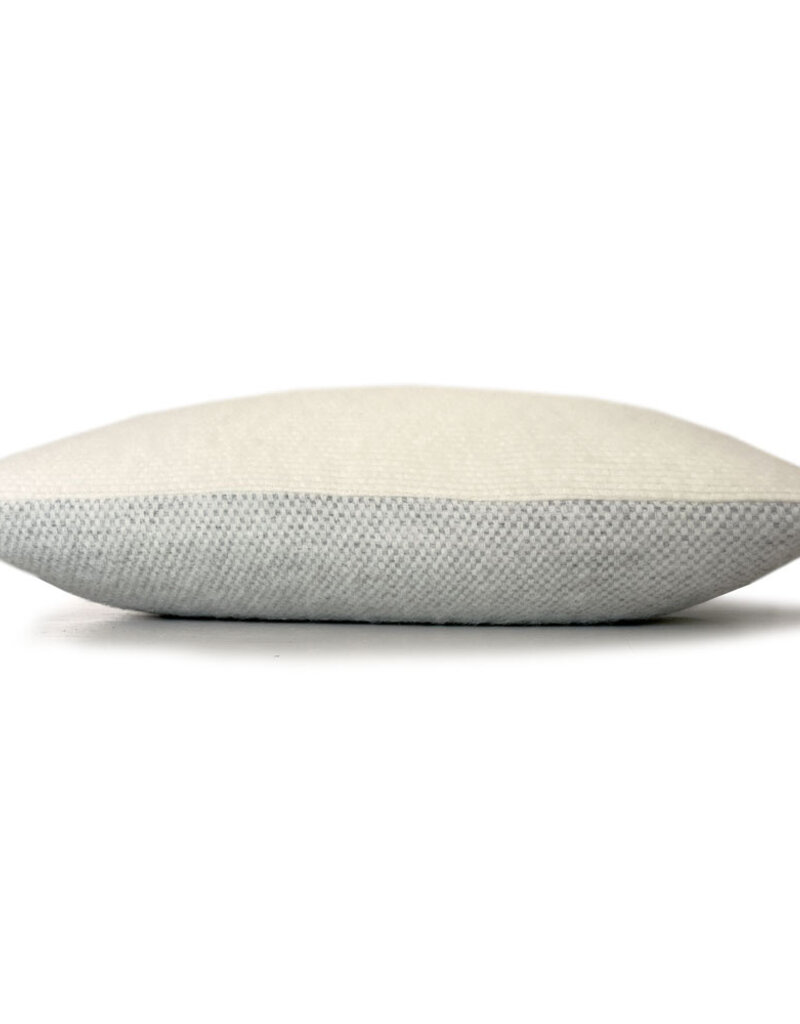 Easy nature wool cushion grey rectangle