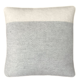 Easy nature wool cushion grey square
