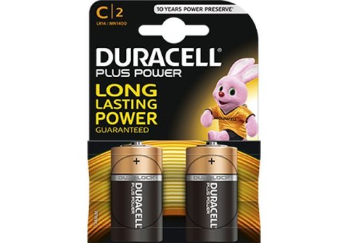  Duracell Plus Power MN1400 C Batterij BL2 