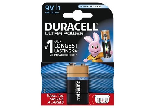  Duracell Ultra Power MX1604 9V BL1 