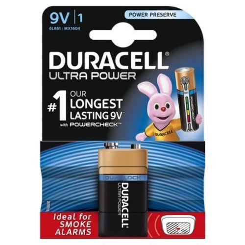  Duracell Ultra Power MX1604 9V BL1 