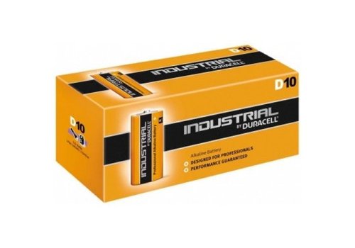  Duracell Industrial ID1300 D Alkaline Batterijen 10-Pack 