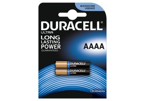  Duracell Ultra MN2500 AAAA Alkaline Batterijen BL2 