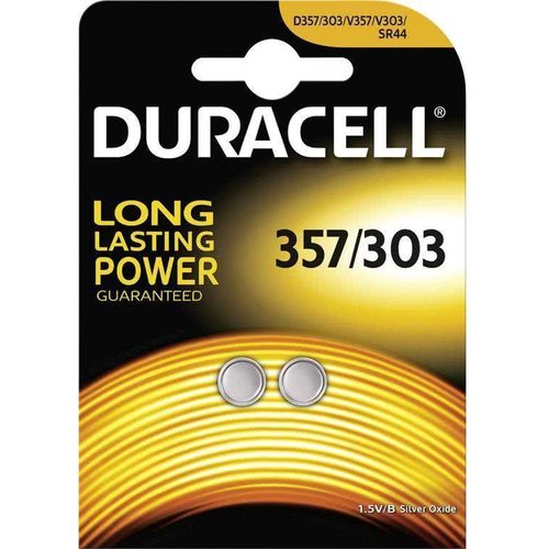  Duracell D 357/303 SR44 Ziveroxide Knoopcel BL2 