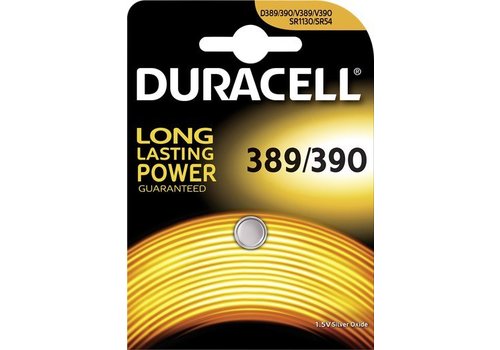  Duracell D 389/390 SR1130 SR54 Zilveroxide Knoopcel BL1 