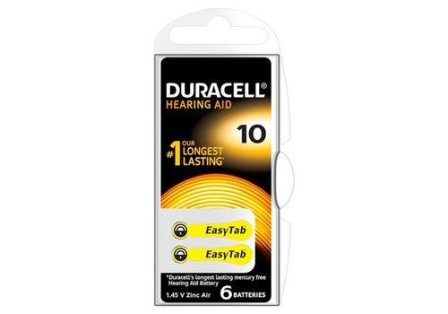  Duracell Activair DA 10 PR70 Gehoorbaterijen BL6 