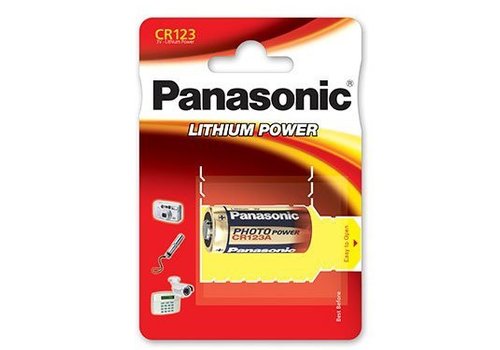  Panasonic Lithium Power CR123 BL1 