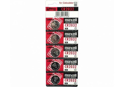  Maxell CR2032 Lithium 3V Batterij Blister van 5 