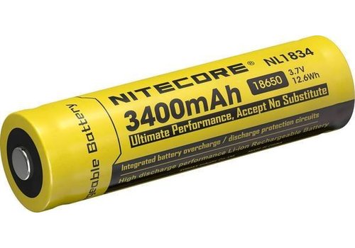  Nitecore NL1834 18650 3400 mAh Li-Ion Accu 