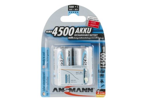  Ansmann Oplaadbare C Batterijen 4500 mAh MaxE BL2 