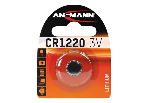 Ansmann CR1220 3V Lithium Knoopcel BL1   Ansmann CR1220 3V Lithium Knoopcel BL1