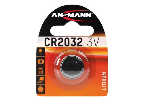  Ansmann CR2032 3V Lithium Knoopcel BL1 