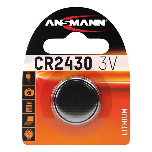  Ansmann CR2430 3V Lithium Knoopcel BL1 