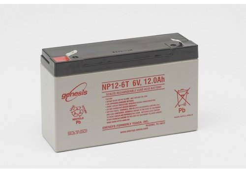 Enersys Genesis NP12-6 Lood 6V 12AH Lood Accu   Enersys Genesis NP12-6 Lood 6V 12AH Lood Accu