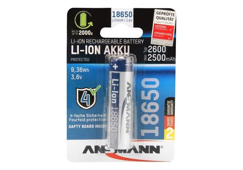  Ansmann Li-Ion battery 18650 2600 mAh 