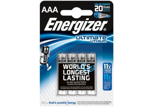  Energizer Ultimate Lithium L92 AAA BL4 