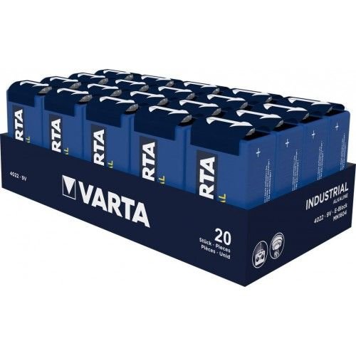  Varta Industrial 4022 9V 20-Pack 