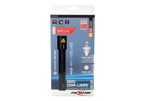  Ansmann Ansmann Future T400 FR oplaadbare zaklamp - 400 Lumen 