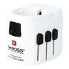 Skross Reisadapter Wereld PRO+ USB Geaard