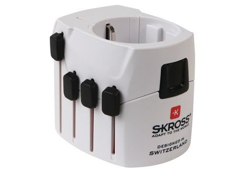  Skross Reisadapter Wereld PRO Geaard 