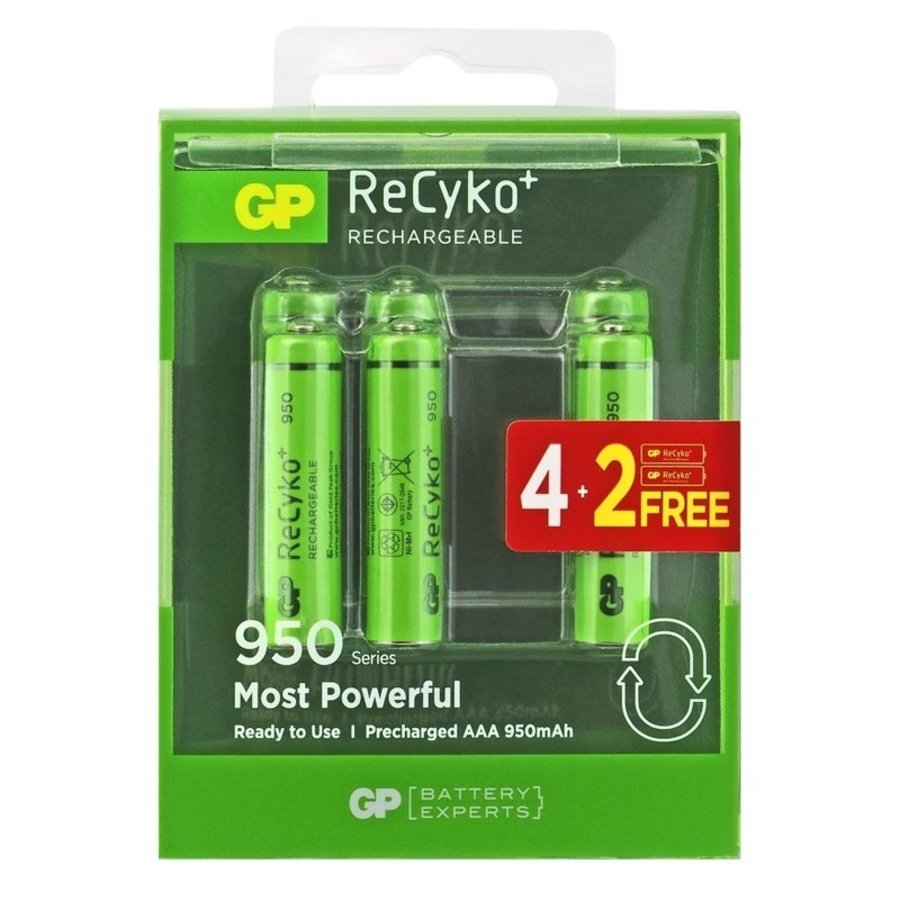 ReCyko+ oplaadbare batterijen 950 mAh BL4+2