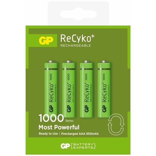  GP ReCyko+ AAA oplaadbare batterijen 950 mAh BL4 