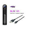 EFEST SLIM K1 : 1 kanaals USB  Li-Ion Batterijlader