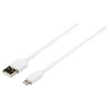 Data en Oplaadkabel Apple Lightning - USB A Male 3.00 m Wit