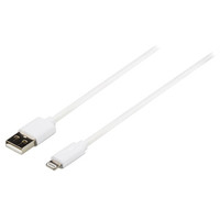 Data en Oplaadkabel Apple Lightning - USB A Male 3.00 m Wit