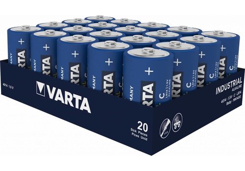  Varta Industrial 4014 C alkaline batterijen 20-Pack 