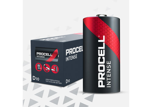  Duracell Procell Intense PC1300 D Alkaline Batterijen 10-Pack 