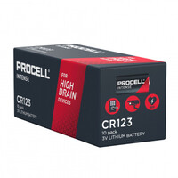 Procell Intense CR123 3V Lithium Batterij 10-pack