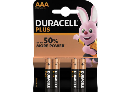  Duracell Plus Power MN2400 AAA Batterij BL4 