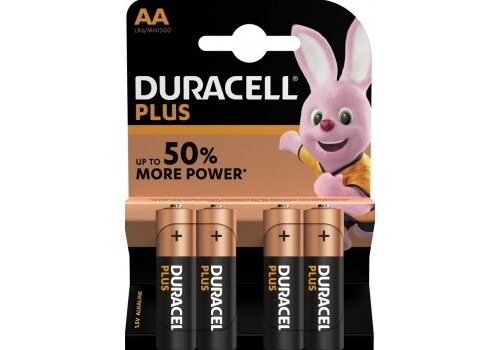  Duracell Plus Power MN1500 AA  Batterij BL4 