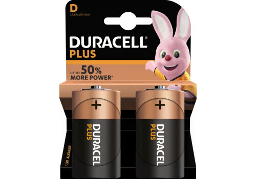  Duracell Plus Power MN1300 D Batterij BL2 