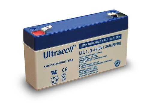  Ultracell Ultracell VRLA / Loodbatteirj UL 6v 1300mAh 